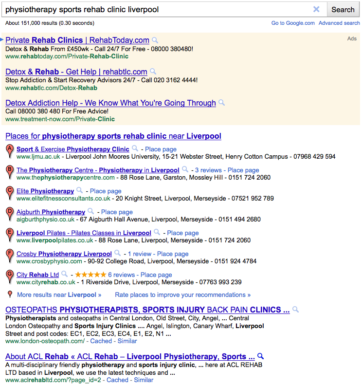 Google Places google places